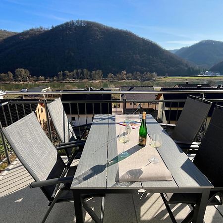 Ferienwohnung Moseltraum, 1-6 Pers, Mit 3 Schlafzimmer Und Panoramabalkon Mueden Bagian luar foto