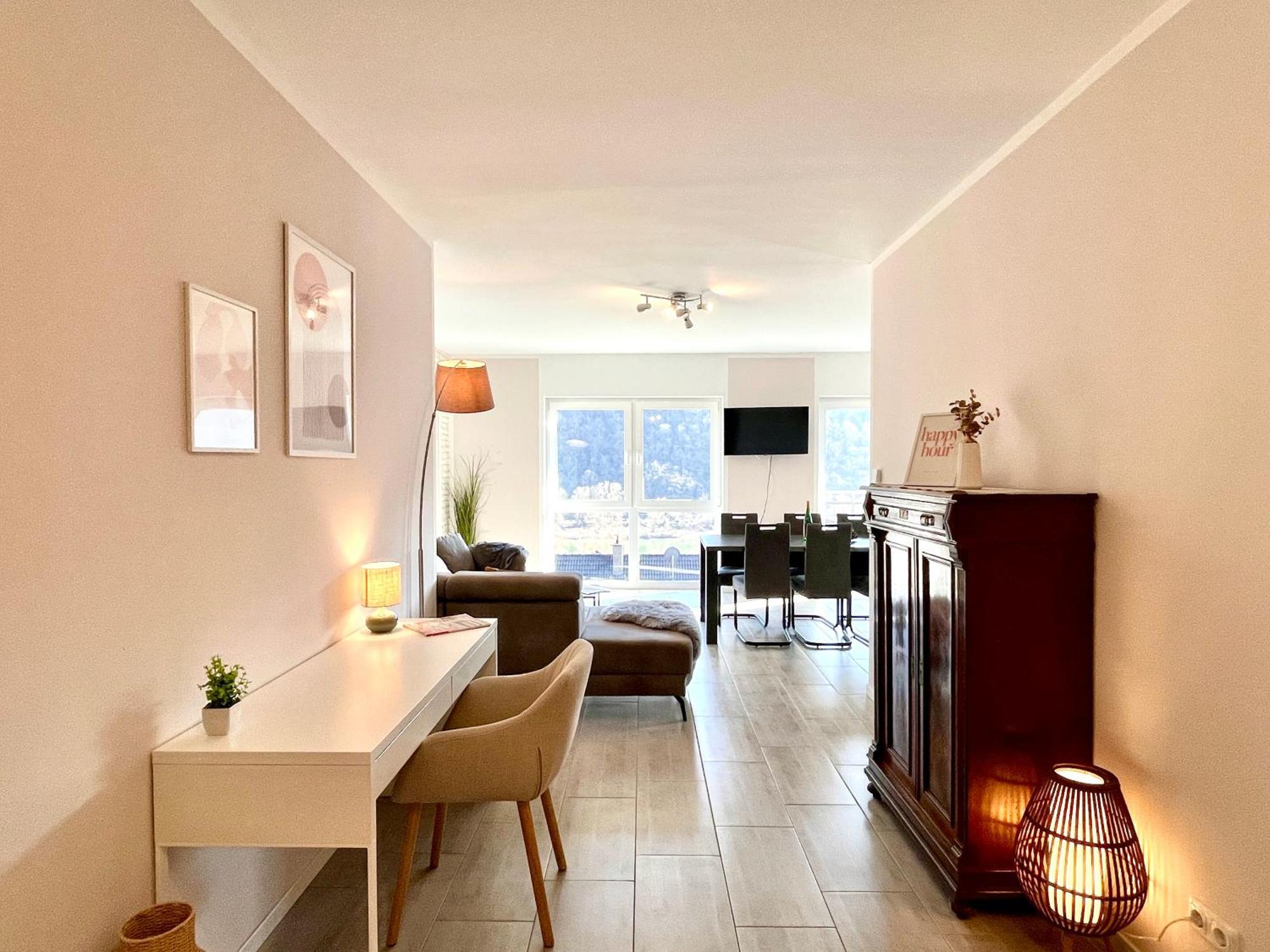 Ferienwohnung Moseltraum, 1-6 Pers, Mit 3 Schlafzimmer Und Panoramabalkon Mueden Bagian luar foto